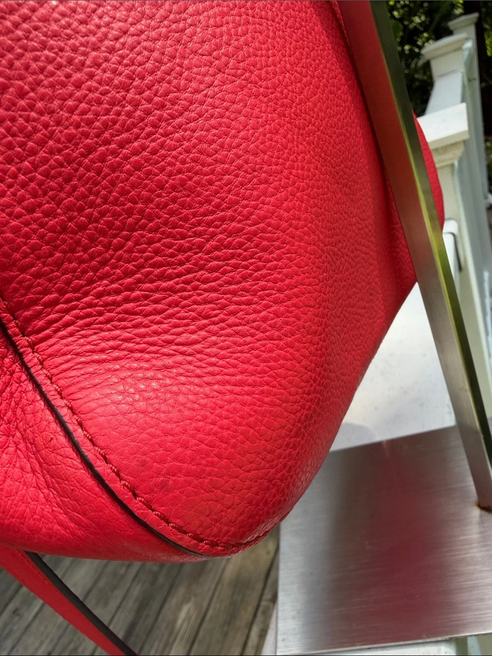 kate spade Red Leather Crossbody Bag